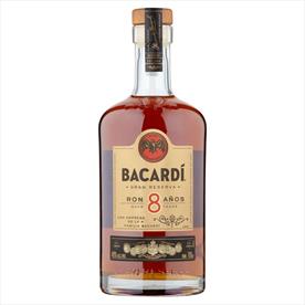 BACARDI 8YR OLD RESERVA 70CL