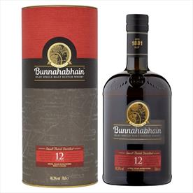 BUNNAHABHAIN S.MALT 12YR OLD 70CL