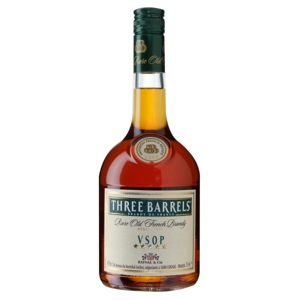 THREE BARRELS BRANDY 70CL