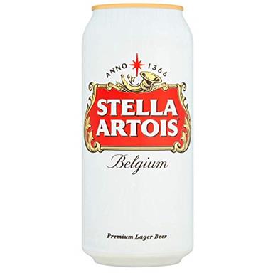 STELLA ARTOIS CANS 18 X 440ML